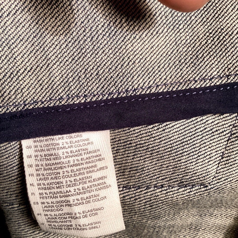 Stella McCartney x HM Blue Cotton Structured Denim Jean Jacket Casual Style 42 - Picture 6 of 6